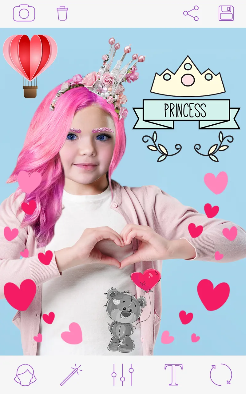 Pink Hair | Indus Appstore | Screenshot