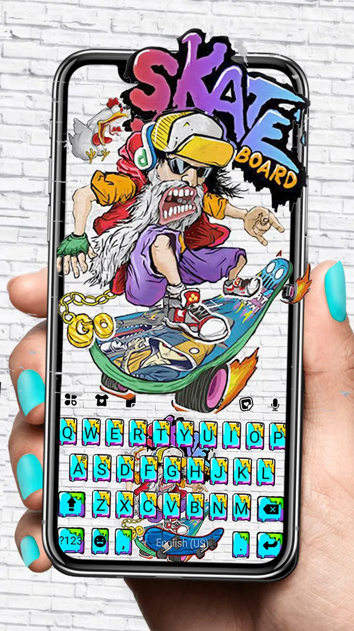 Graffiti Skater Keyboard Backg | Indus Appstore | Screenshot