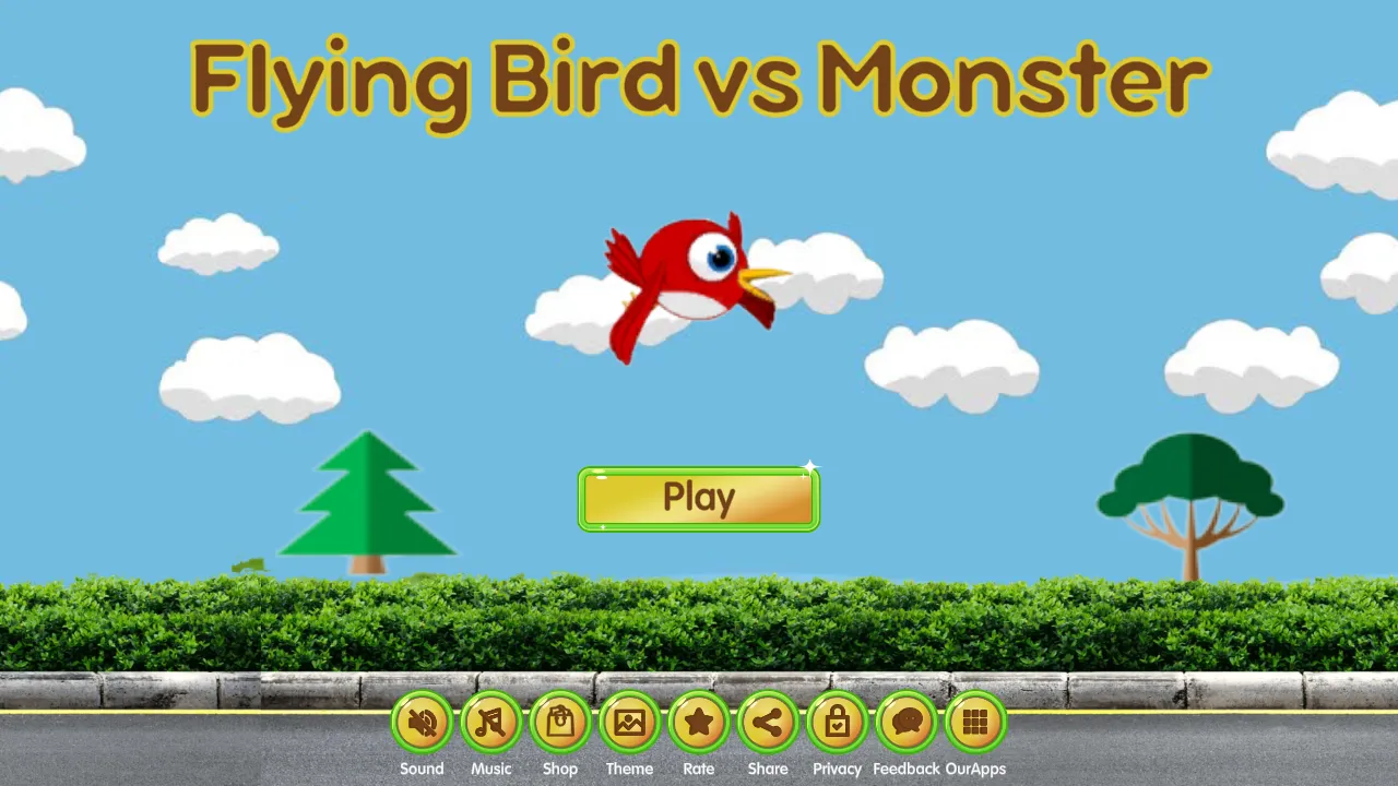 Flying Bird vs Monster | Indus Appstore | Screenshot