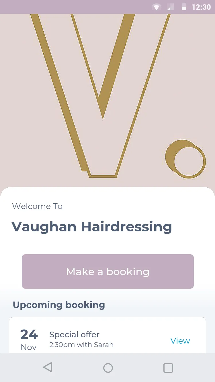 Vaughan Hairdressing | Indus Appstore | Screenshot