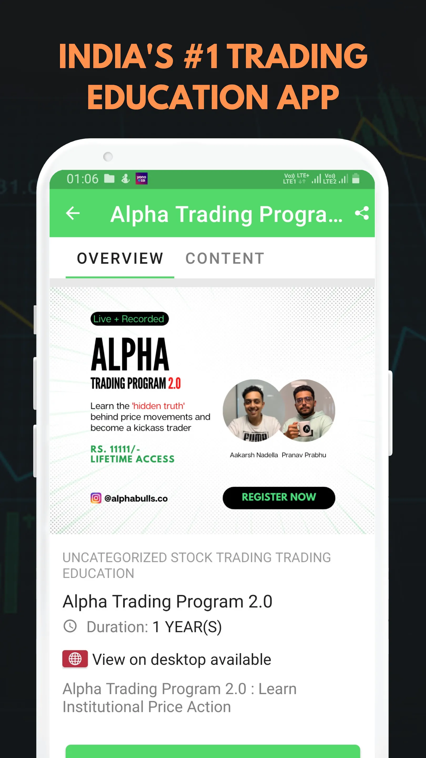 AlphaBulls | Trading Education | Indus Appstore | Screenshot