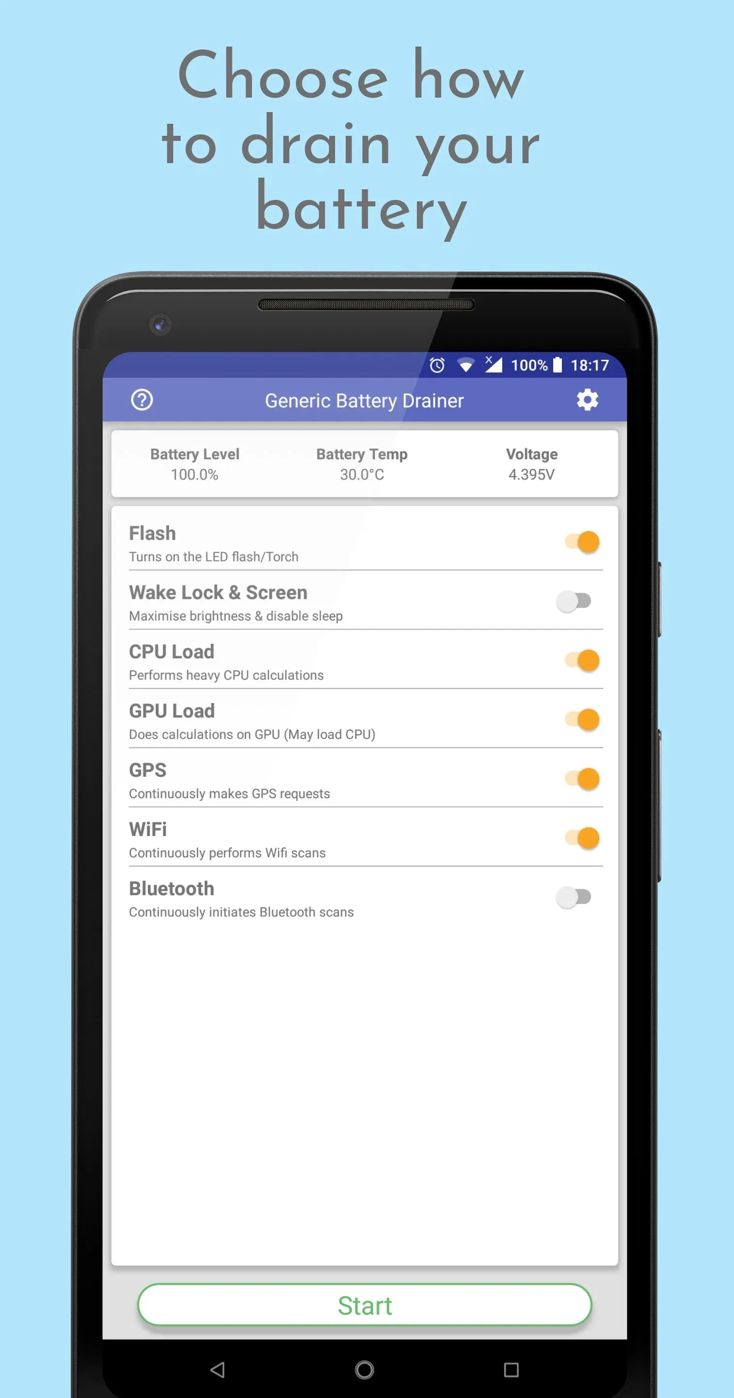 Generic Battery Drainer | Indus Appstore | Screenshot