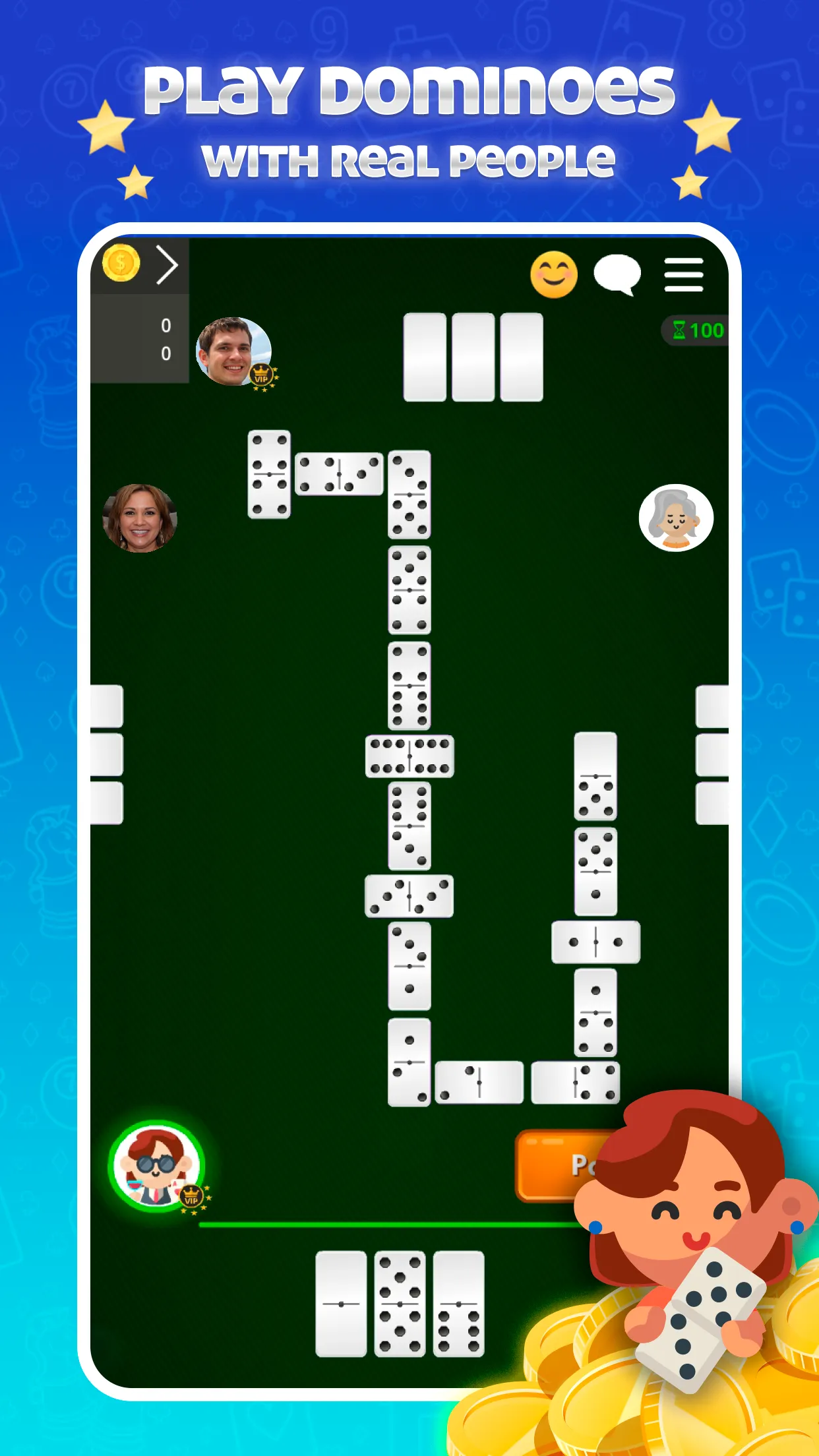 Dominoes Online - Classic Game | Indus Appstore | Screenshot