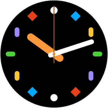 WES21 - Colorful Watch Face | Indus Appstore | Screenshot