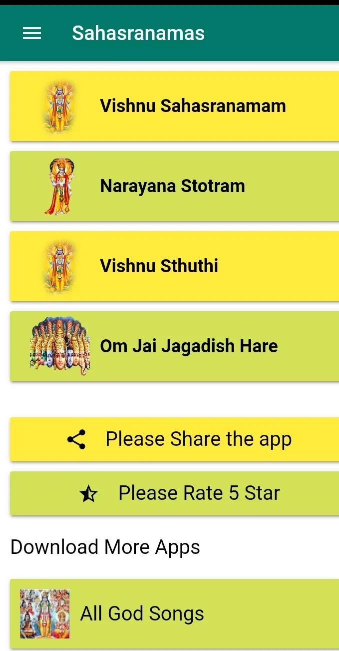 Vishnu Sahasranamam | Indus Appstore | Screenshot