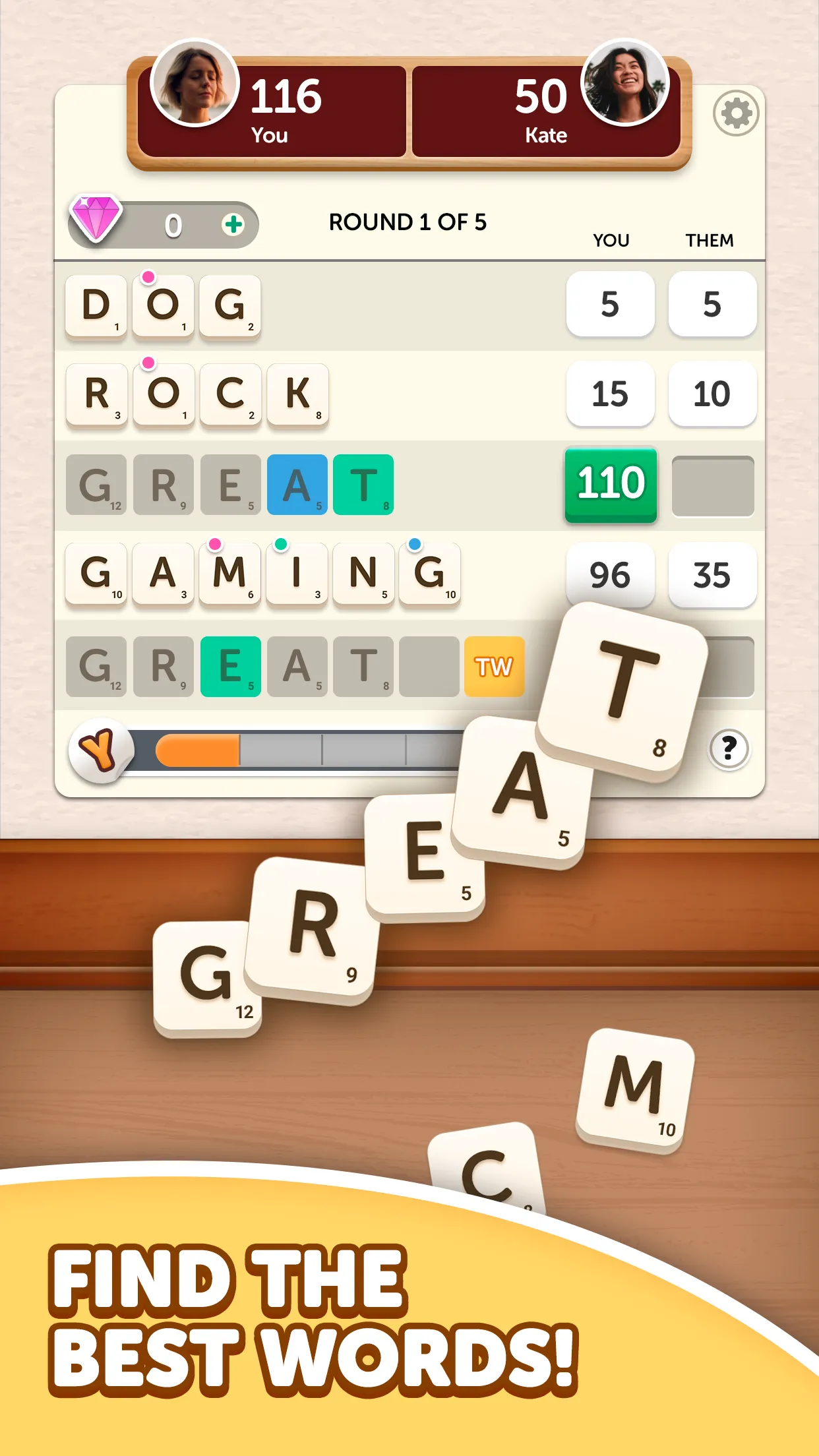 Word Yatzy - Fun Word Puzzler | Indus Appstore | Screenshot