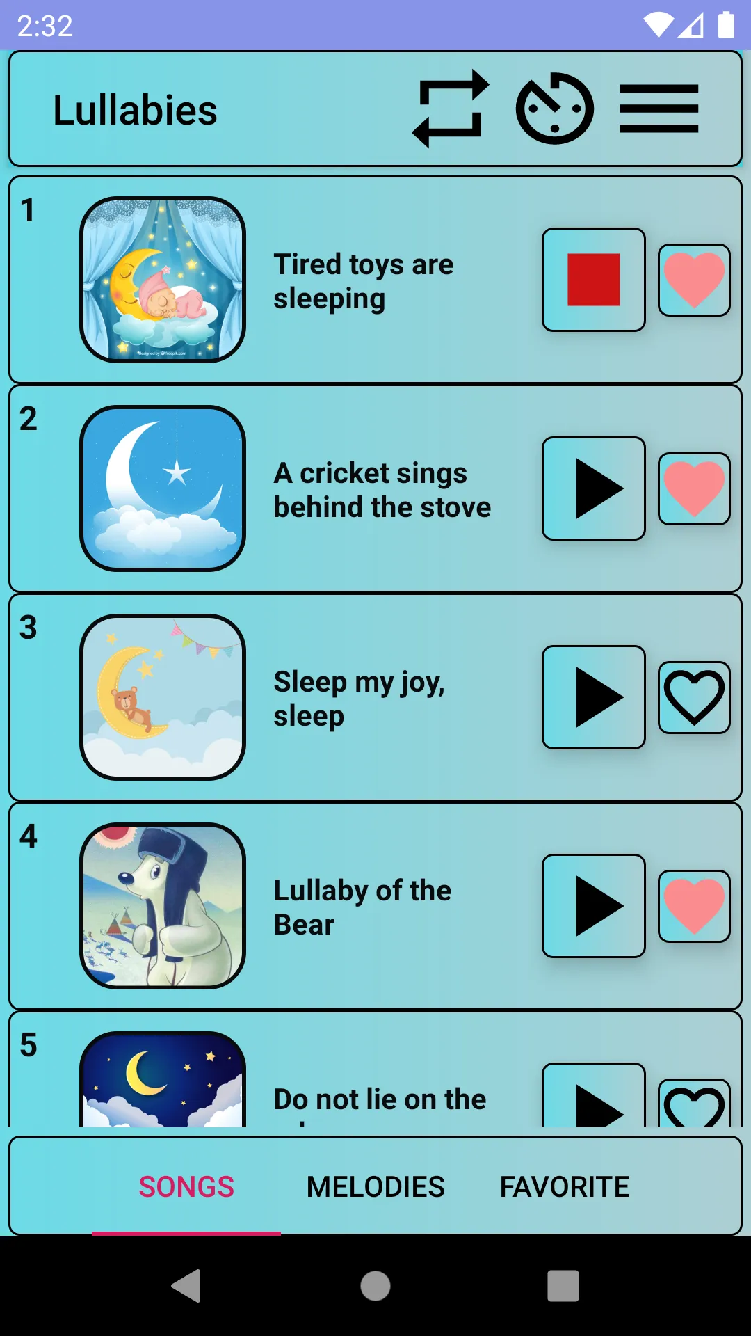 Russian Lullabies | Indus Appstore | Screenshot