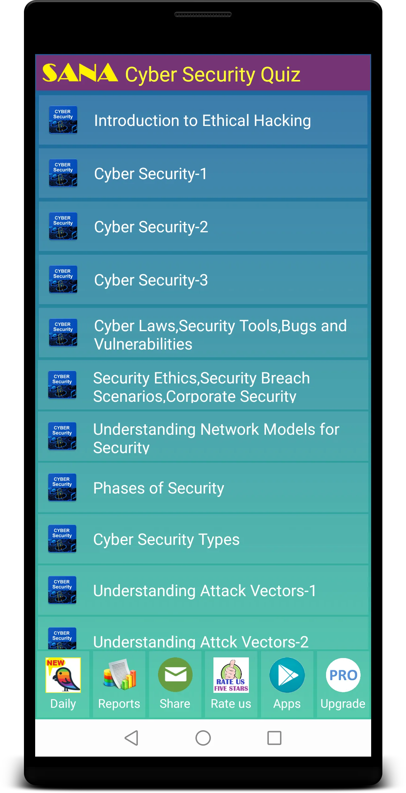 Cyber Security Quiz | Indus Appstore | Screenshot