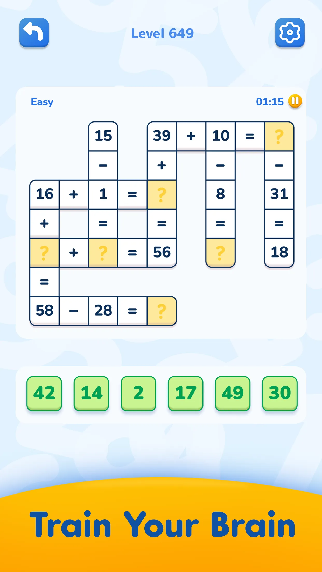 Math Crossword — Number puzzle | Indus Appstore | Screenshot