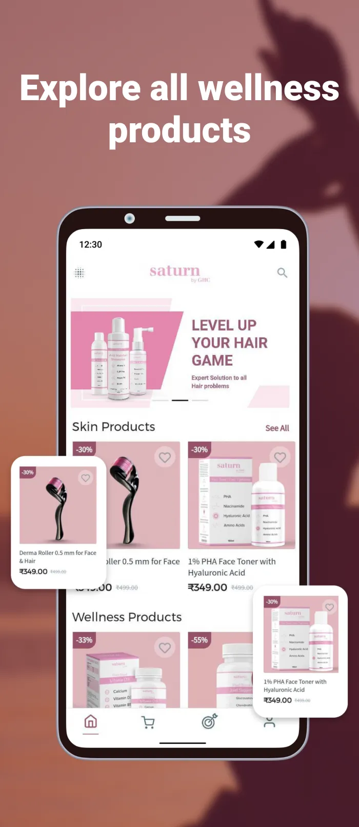 Saturn - Wellness tracking app | Indus Appstore | Screenshot