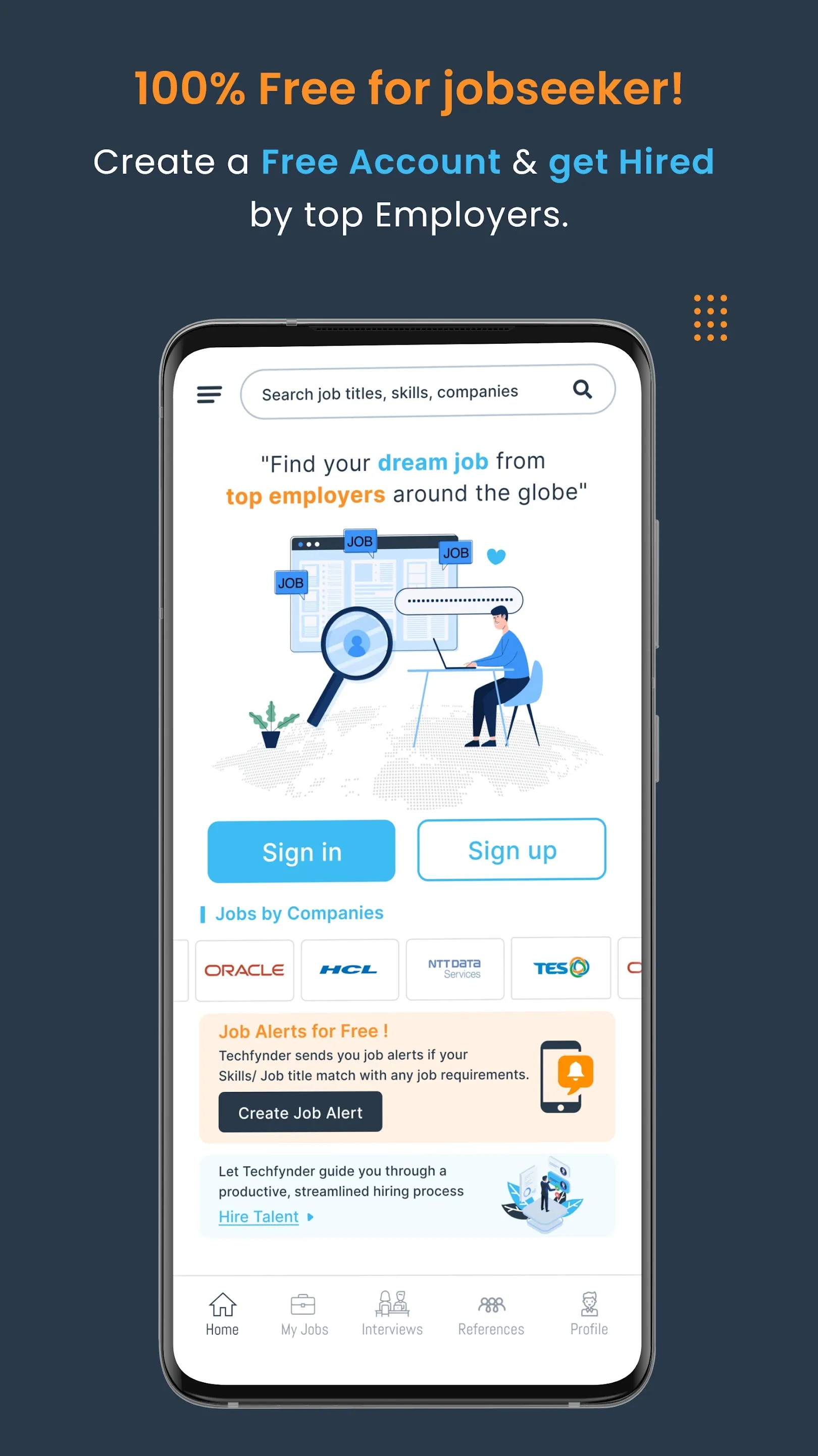 Techfynder: Job Search App | Indus Appstore | Screenshot