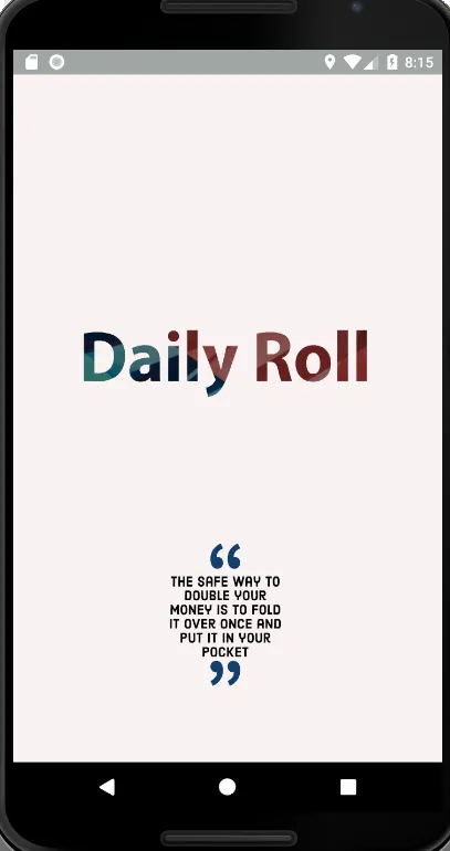 DailyRoll | Indus Appstore | Screenshot