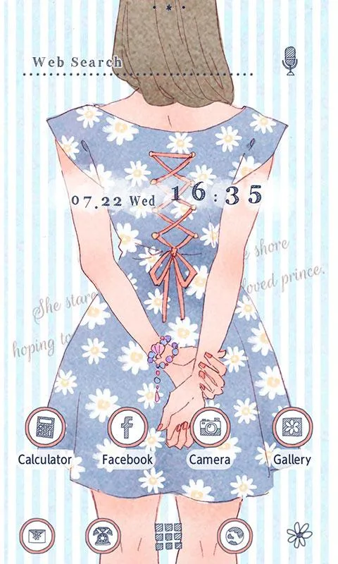 Cute Theme-Summer Lady- | Indus Appstore | Screenshot