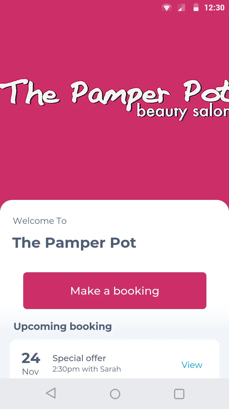 The Pamper Pot | Indus Appstore | Screenshot