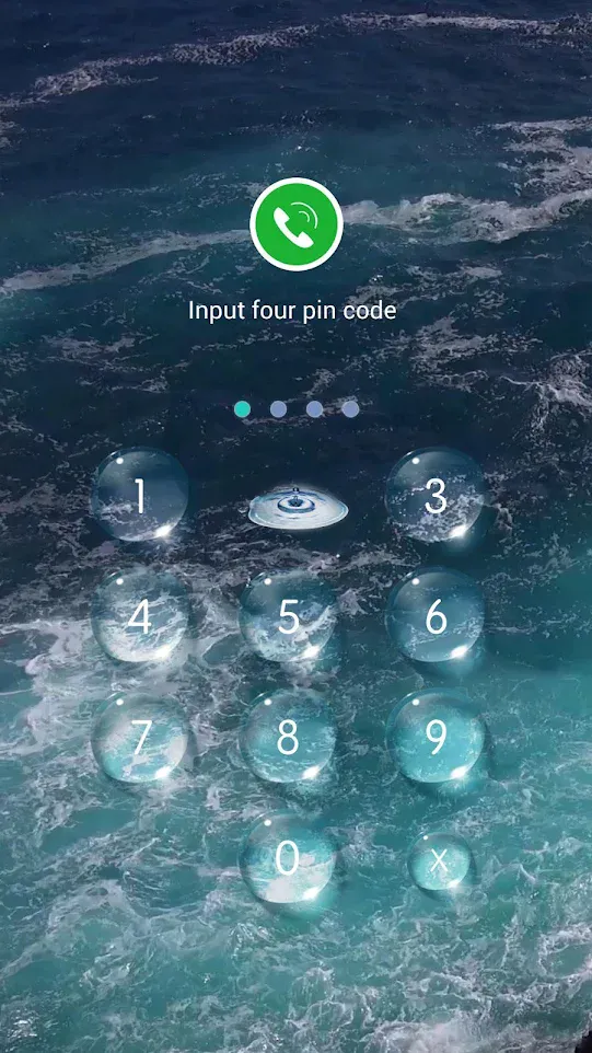 App Lock Live Theme - Wave | Indus Appstore | Screenshot