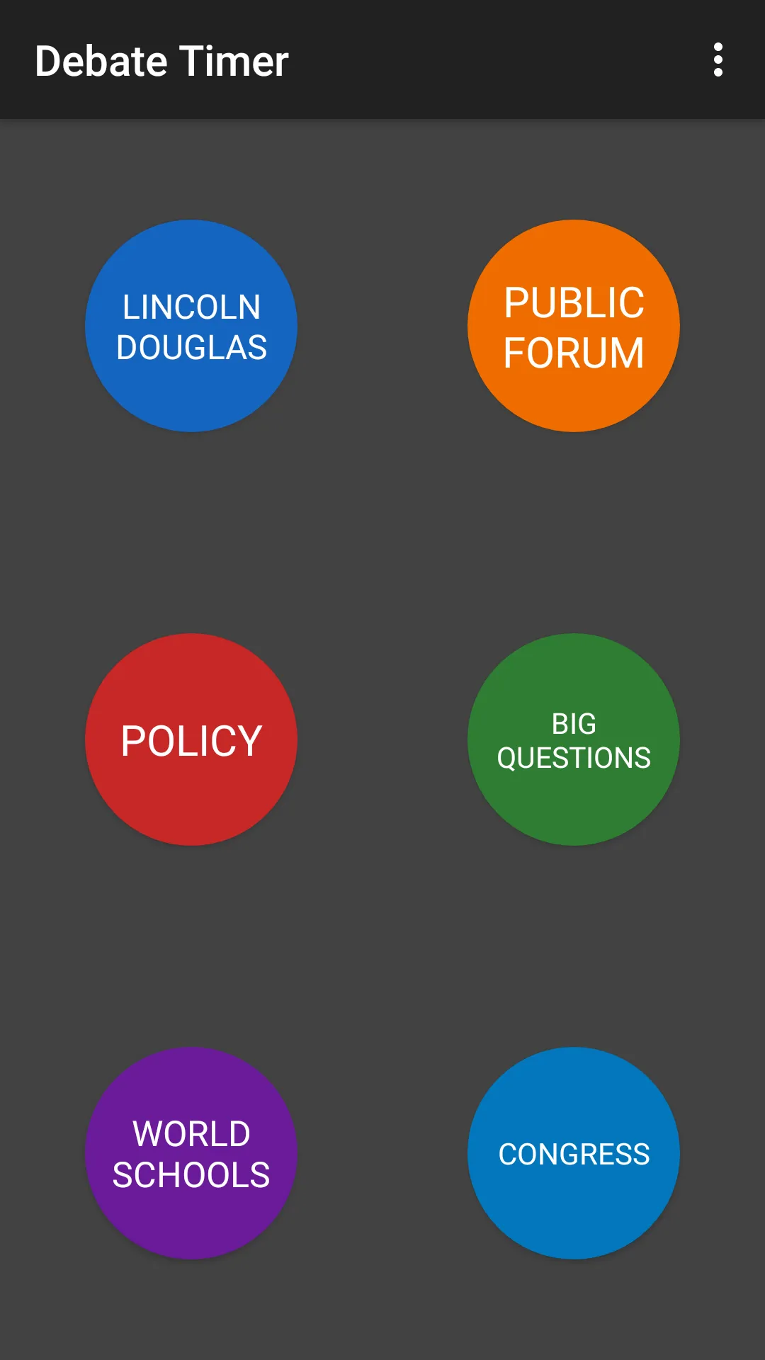 NSDA Debate Timer | Indus Appstore | Screenshot