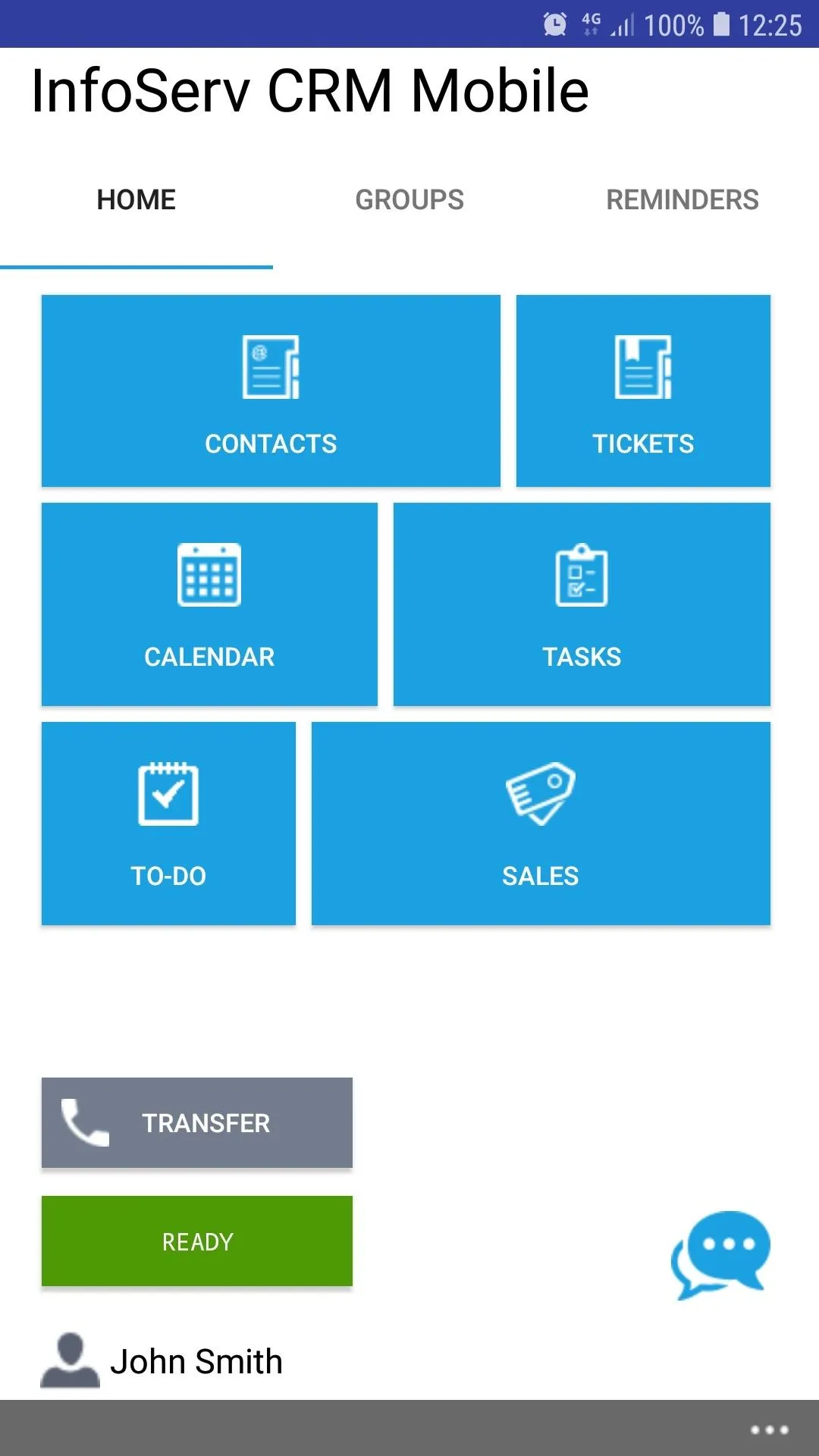 InfoServ CRM | Indus Appstore | Screenshot