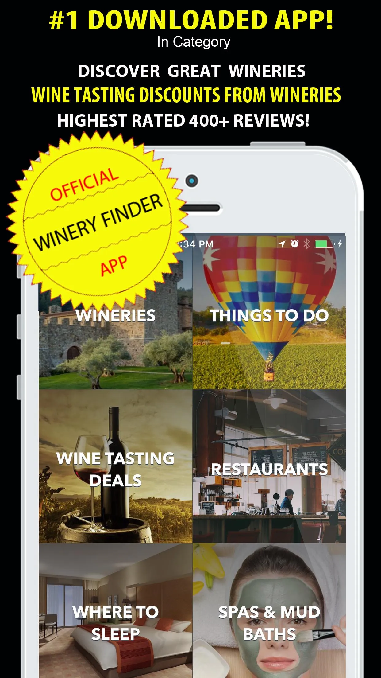 Napa Valley Winery Finder | Indus Appstore | Screenshot