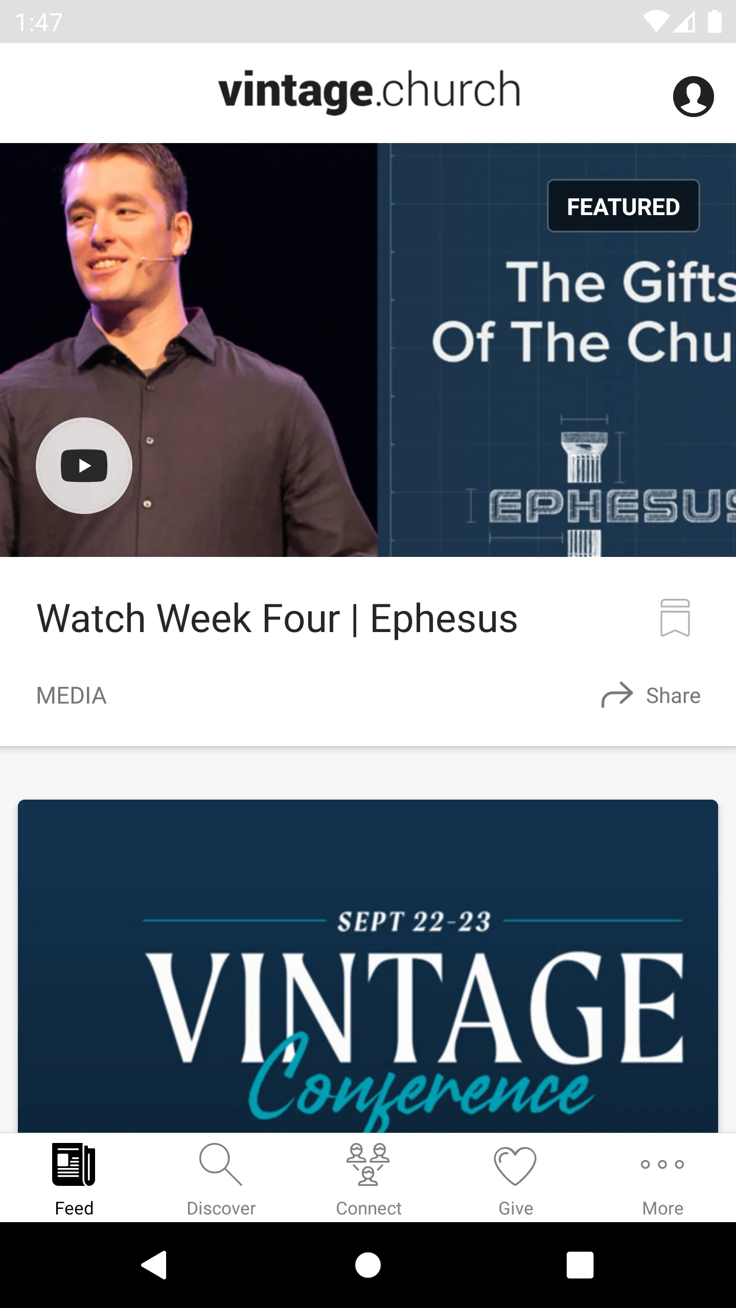 Vintage Church TX | Indus Appstore | Screenshot