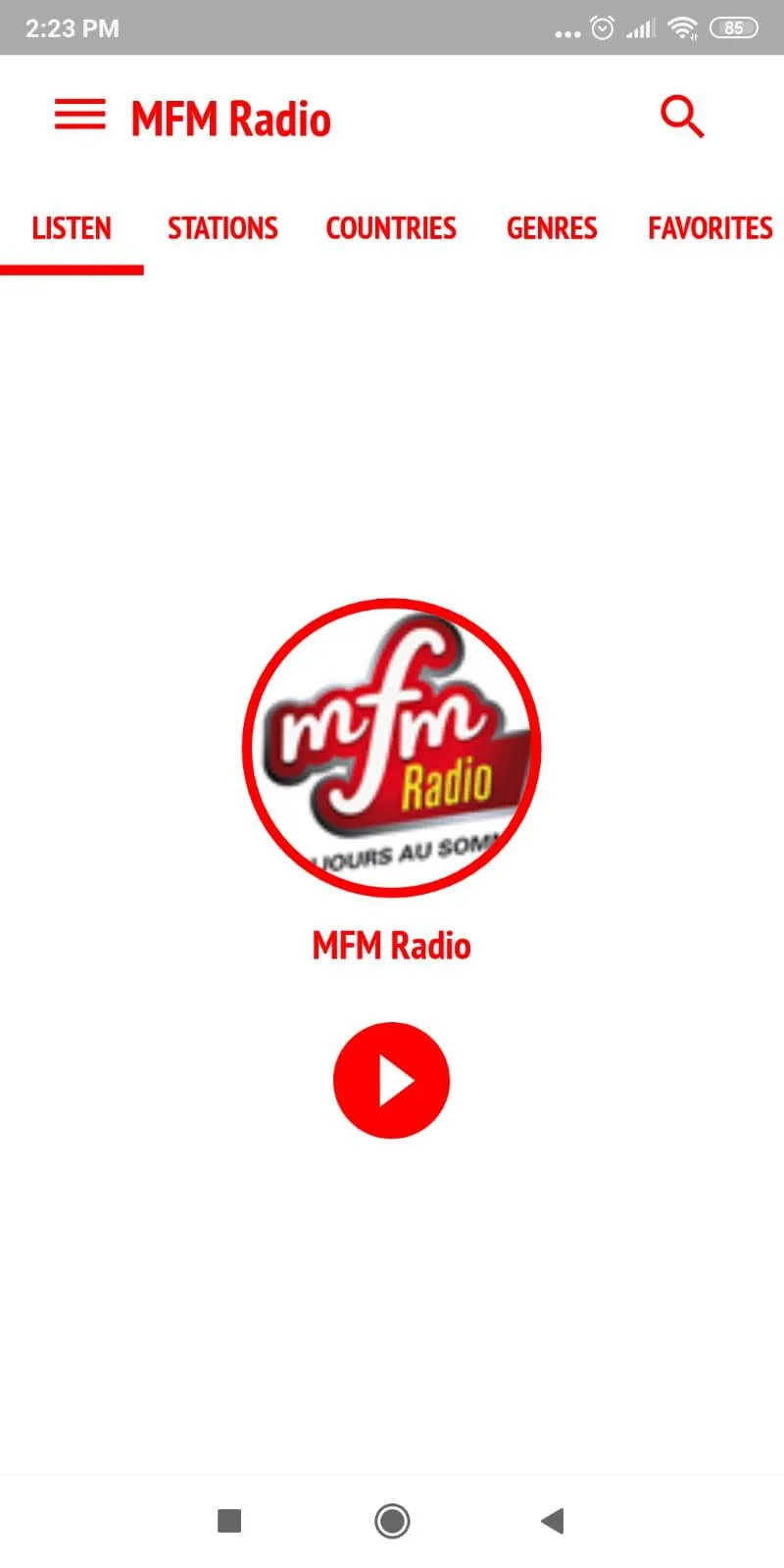 MFM Radio Maroc Online | Indus Appstore | Screenshot