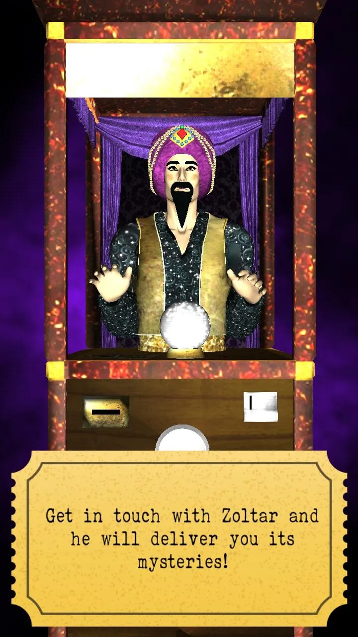 Zoltar fortune telling 3D | Indus Appstore | Screenshot