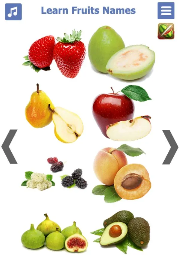 Learn Fruits name in English | Indus Appstore | Screenshot