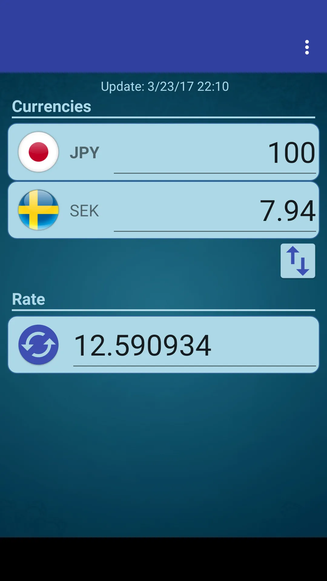 Japan Yen x Swedish Krona | Indus Appstore | Screenshot