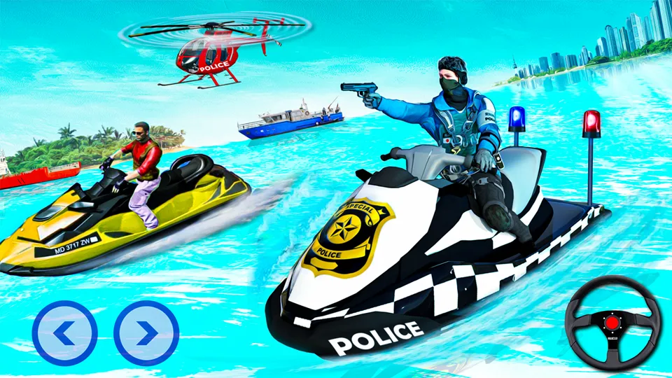 Police Jet Ski Chase Crime Sim | Indus Appstore | Screenshot