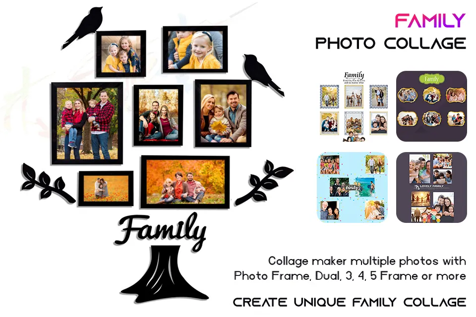 Family Photo Collage & Editor | Indus Appstore | Screenshot