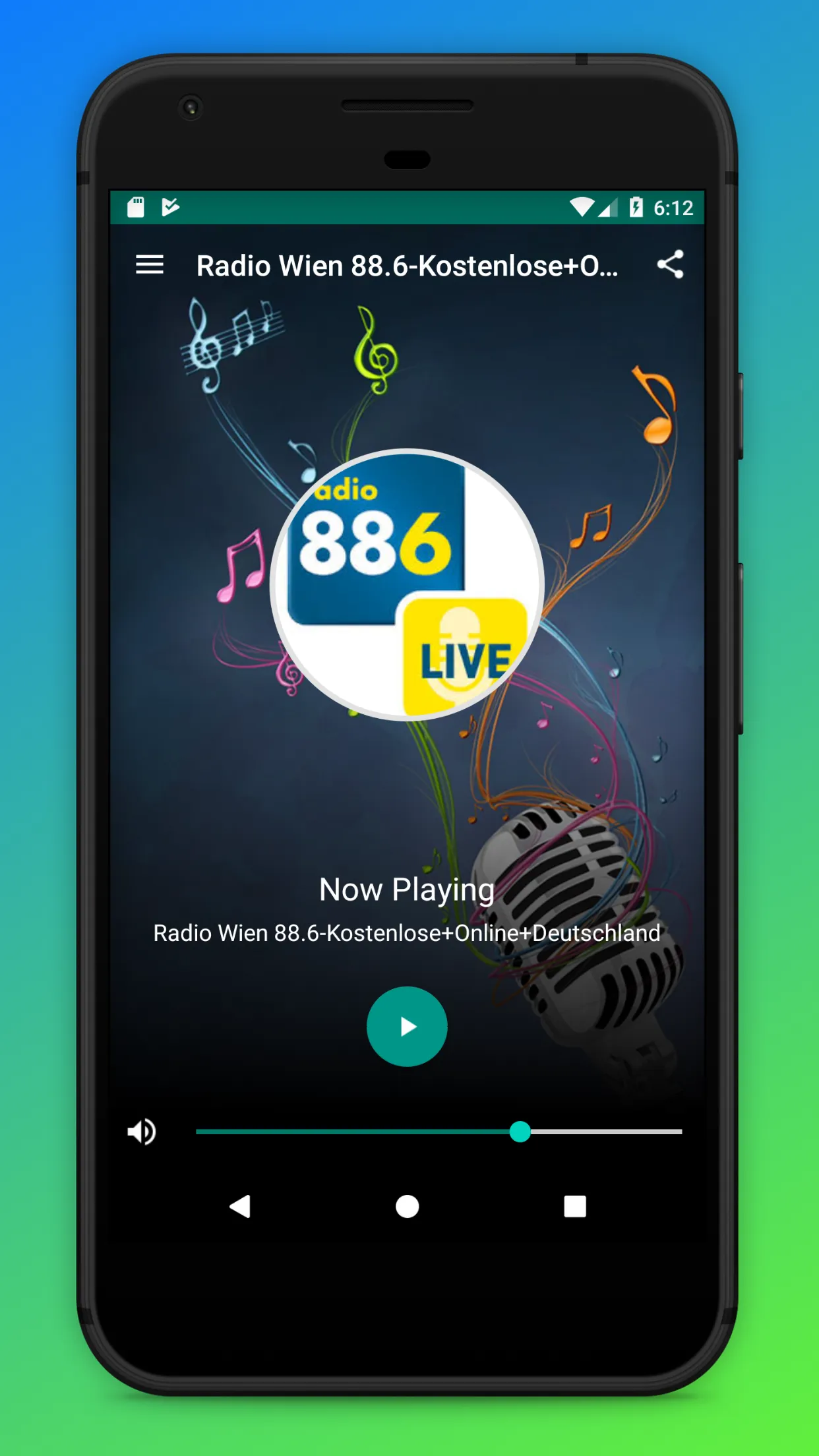 88.6 Wien Radio FM App Online | Indus Appstore | Screenshot