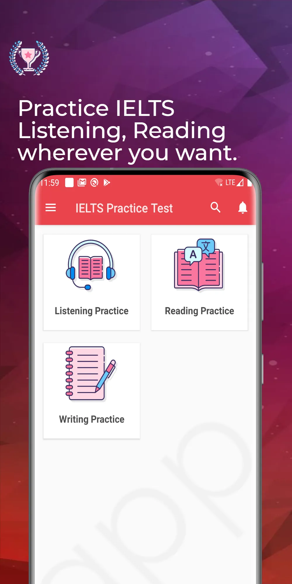 IELTS practice test | Indus Appstore | Screenshot