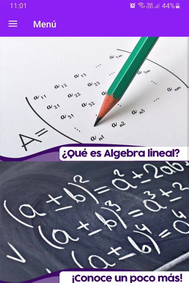 Aprender álgebra lineal | Indus Appstore | Screenshot