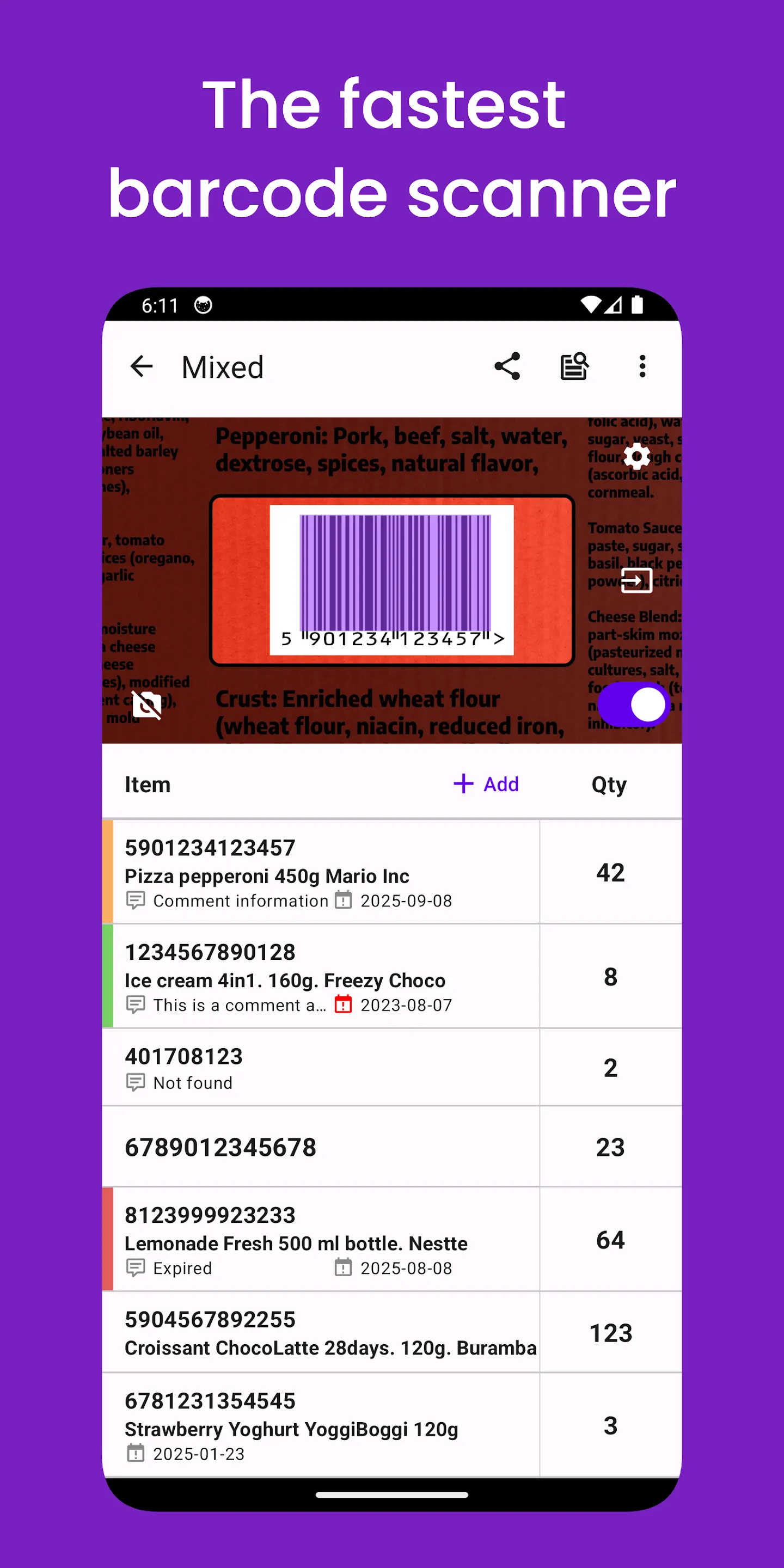 Barcodica - Barcode scanner | Indus Appstore | Screenshot