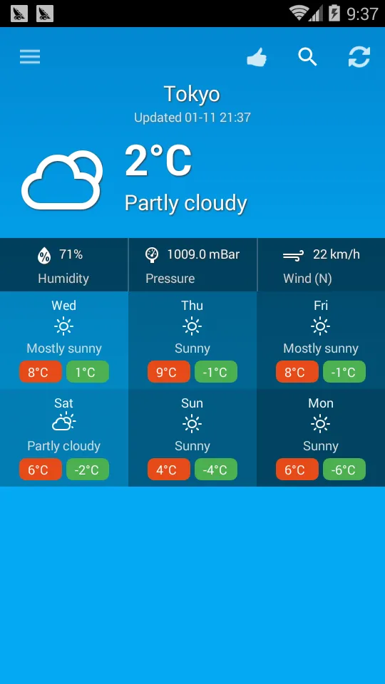 Weather Japan | Indus Appstore | Screenshot