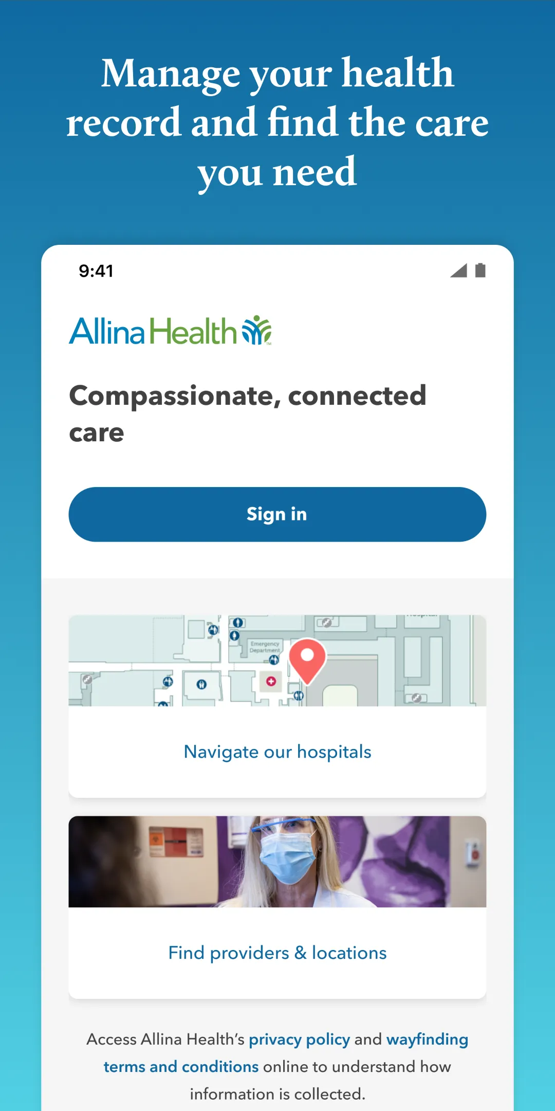 Allina Health | Indus Appstore | Screenshot