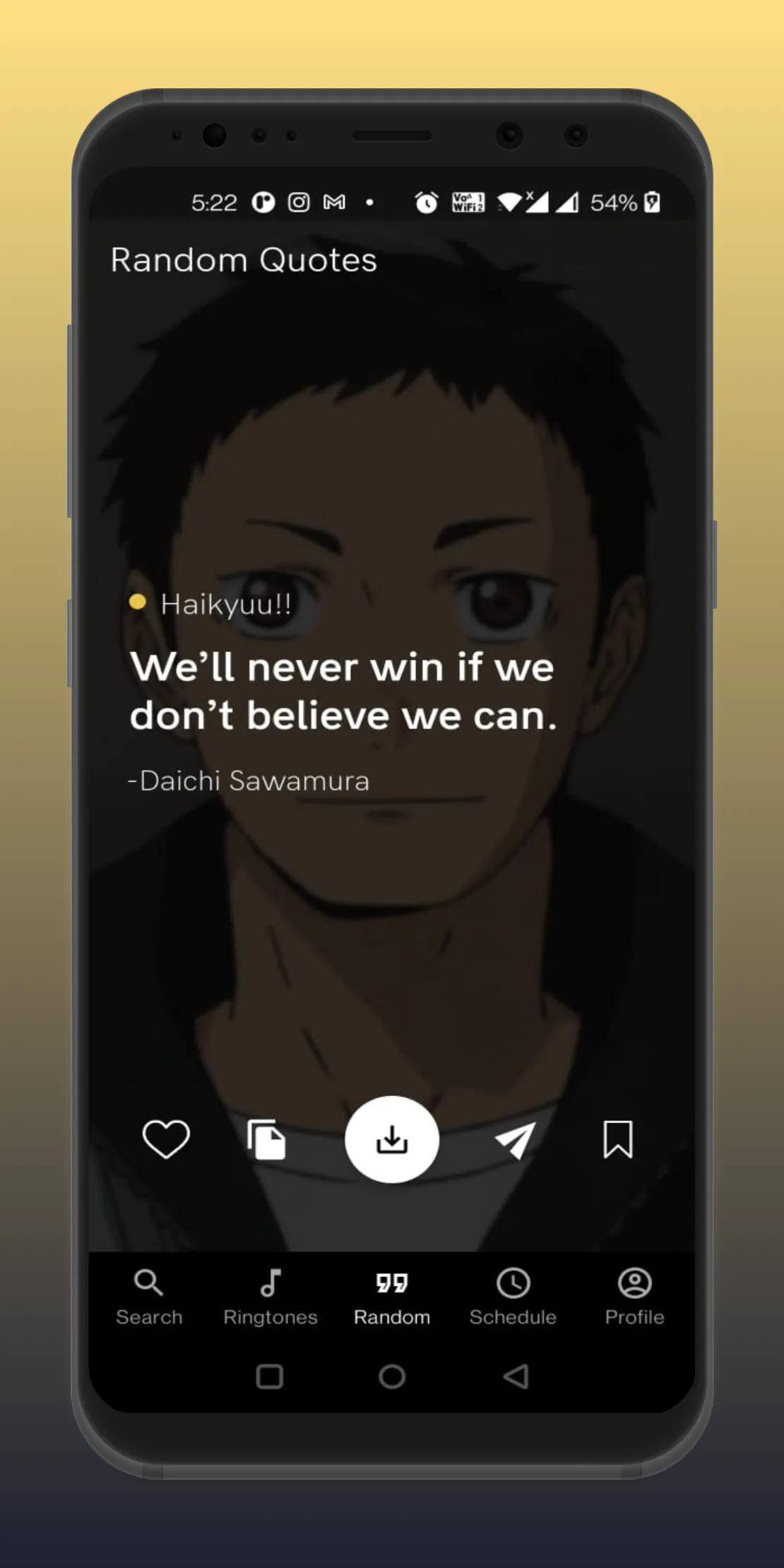 AnimePedia Quotes & Ringtones | Indus Appstore | Screenshot