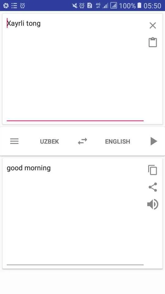 Uzbek English Translator | Indus Appstore | Screenshot