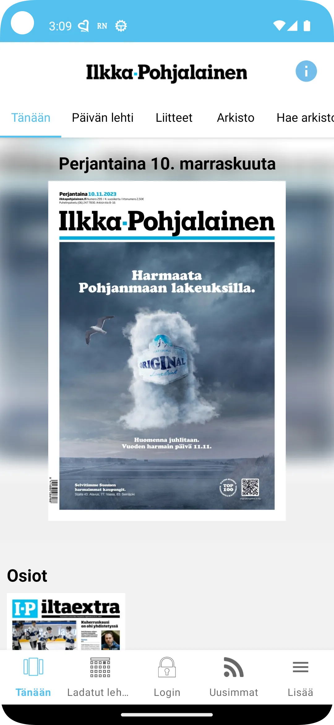 Ilkka-Pohjalainen | Indus Appstore | Screenshot