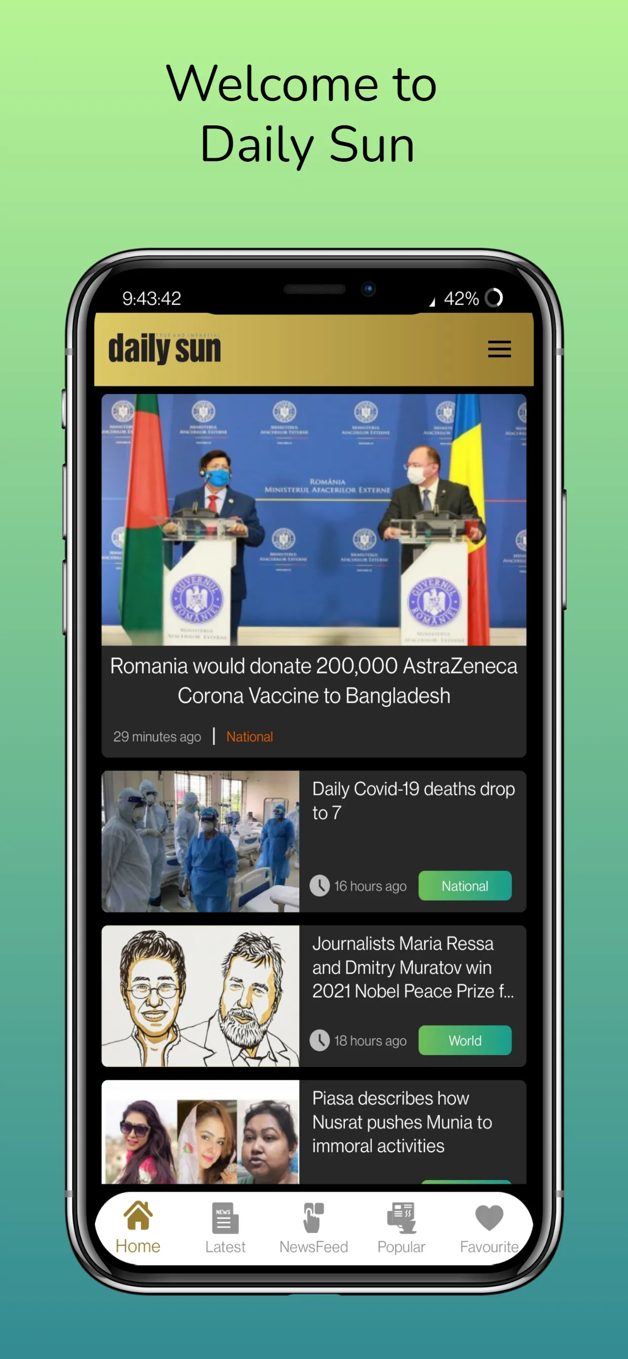 Daily Sun | Indus Appstore | Screenshot