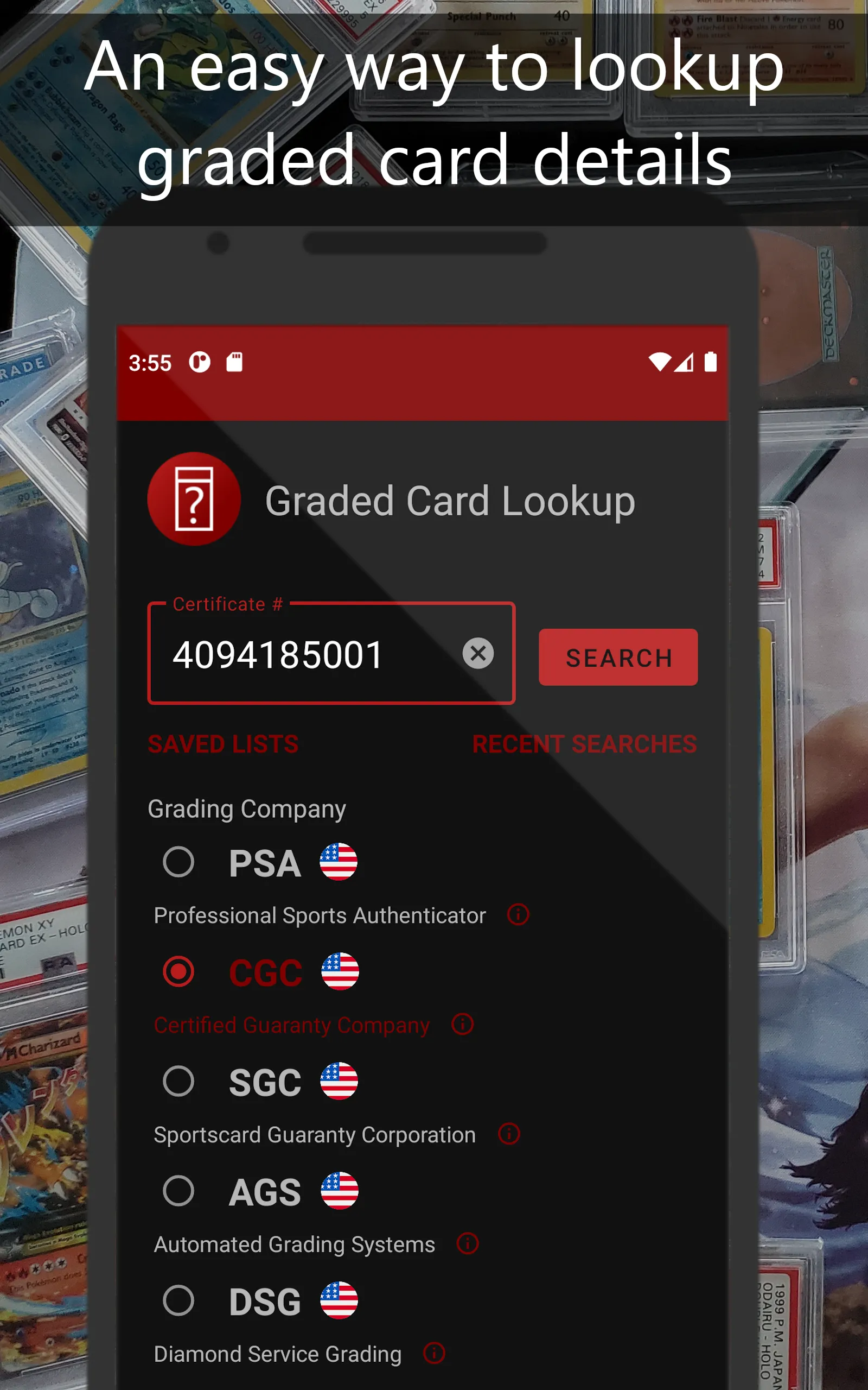 CertCheck - Graded Card Lookup | Indus Appstore | Screenshot