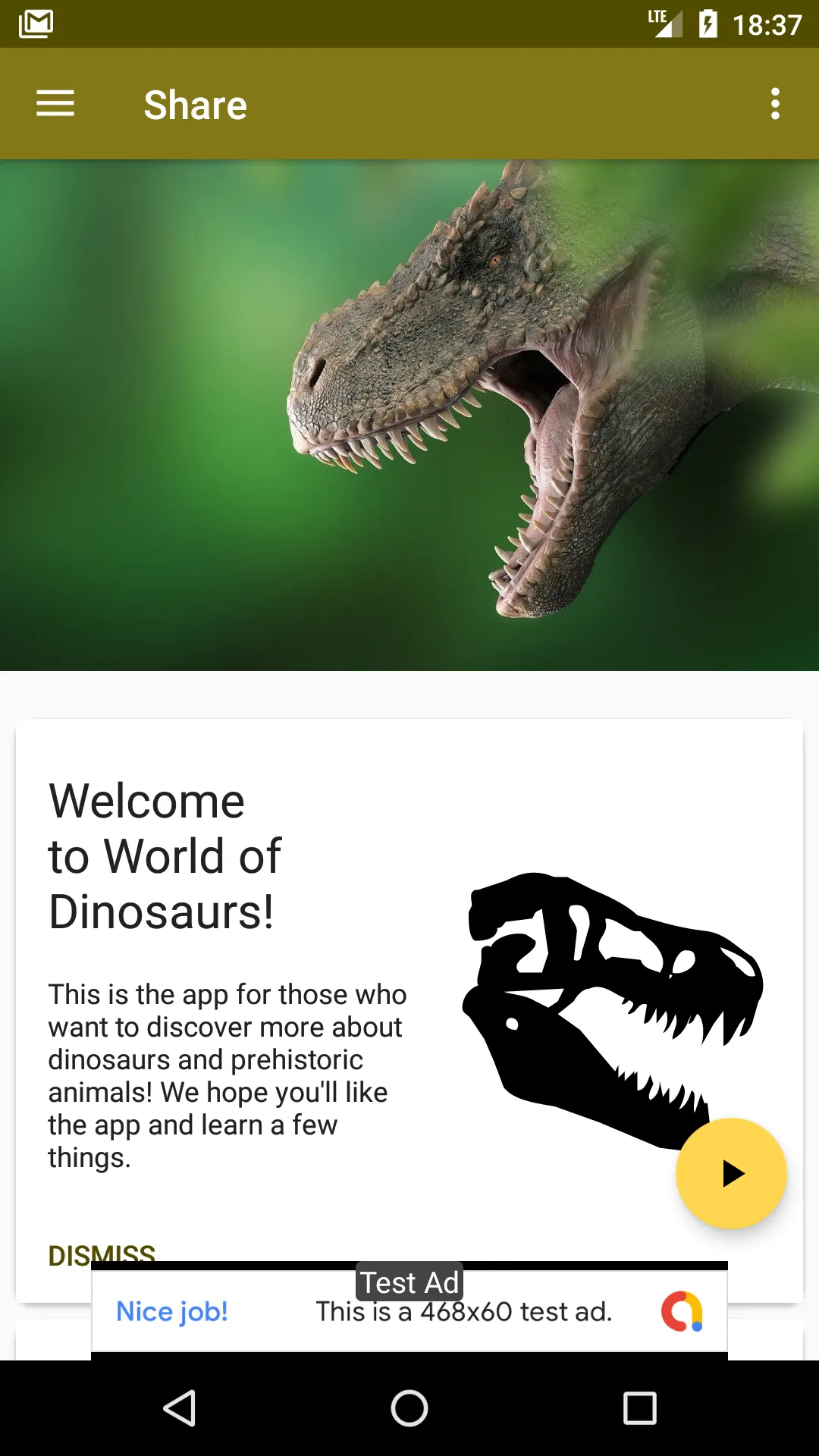 World of Dinosaurs | Indus Appstore | Screenshot