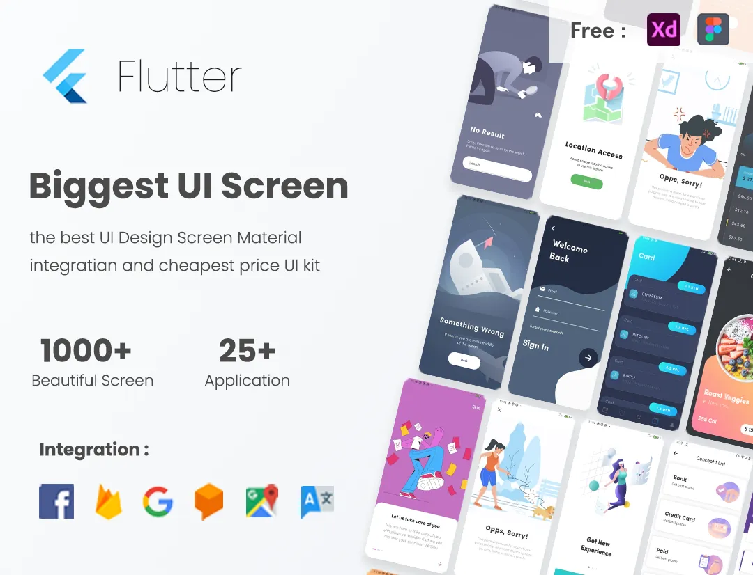 Biggest UI Kit -Flutter UI Kit | Indus Appstore | Screenshot