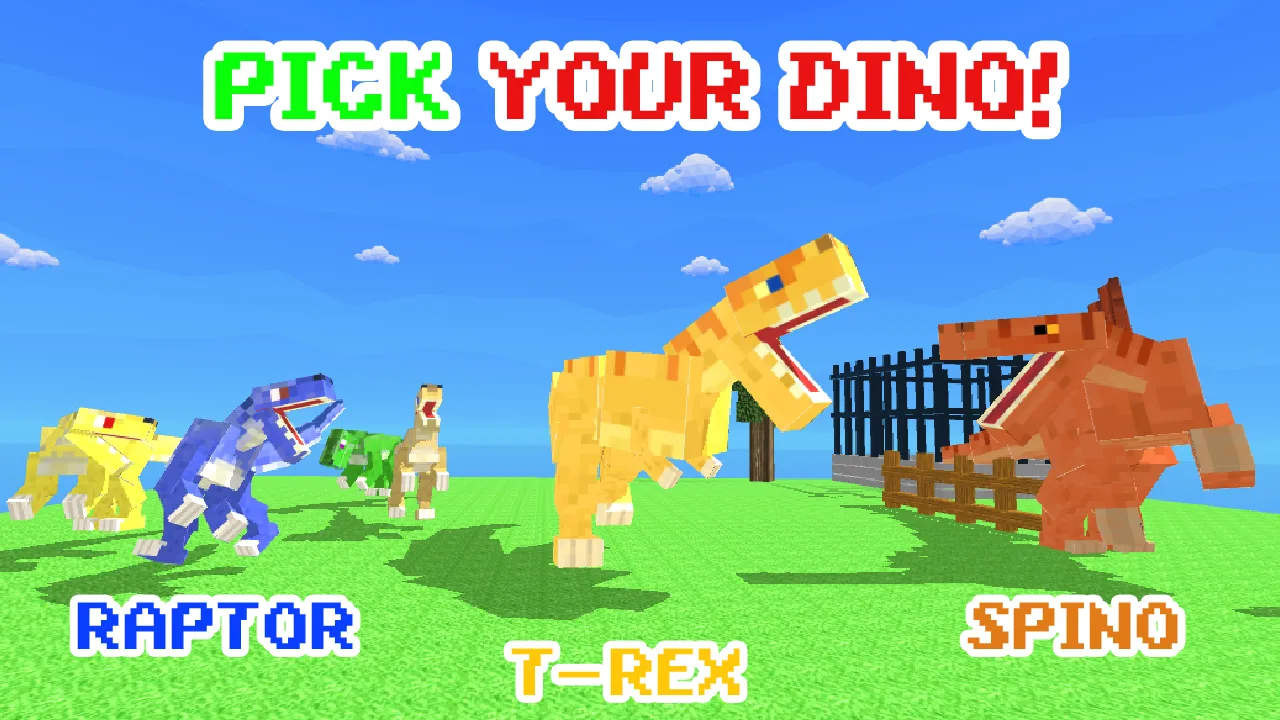 Blocky Dino Park Apex Arena | Indus Appstore | Screenshot