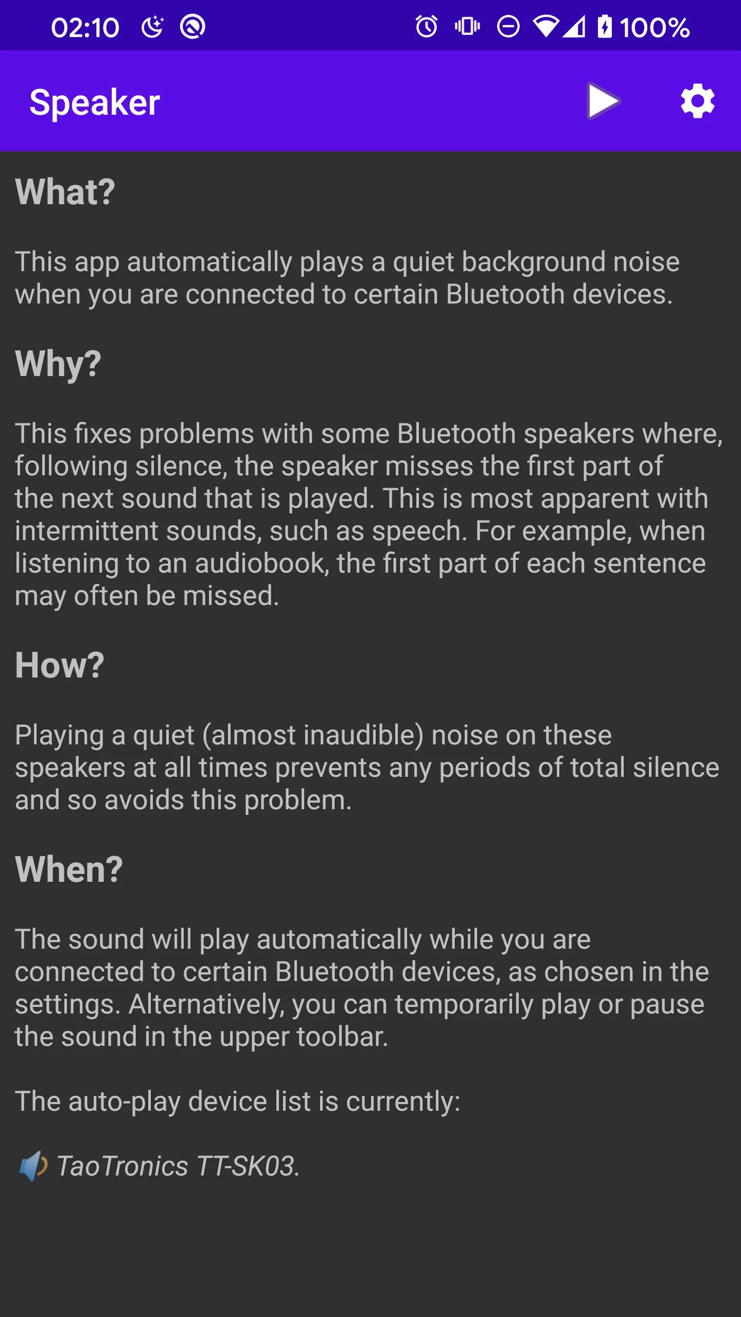 Speaker - Bluetooth Background | Indus Appstore | Screenshot