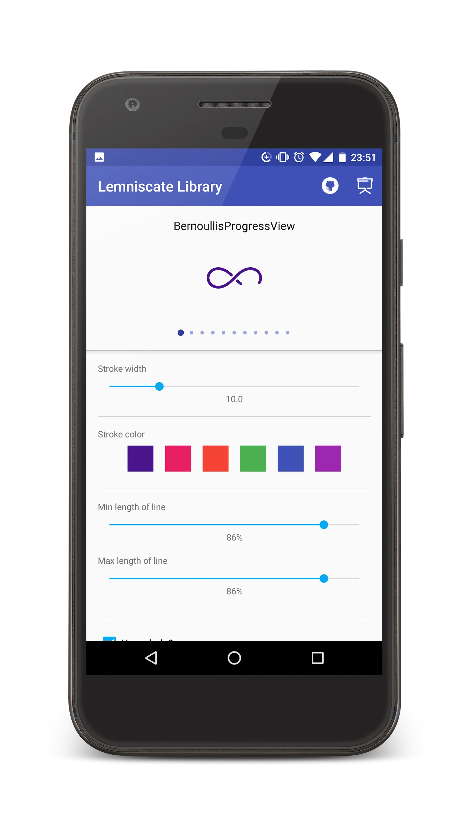 Lemniscate Library Demo | Indus Appstore | Screenshot