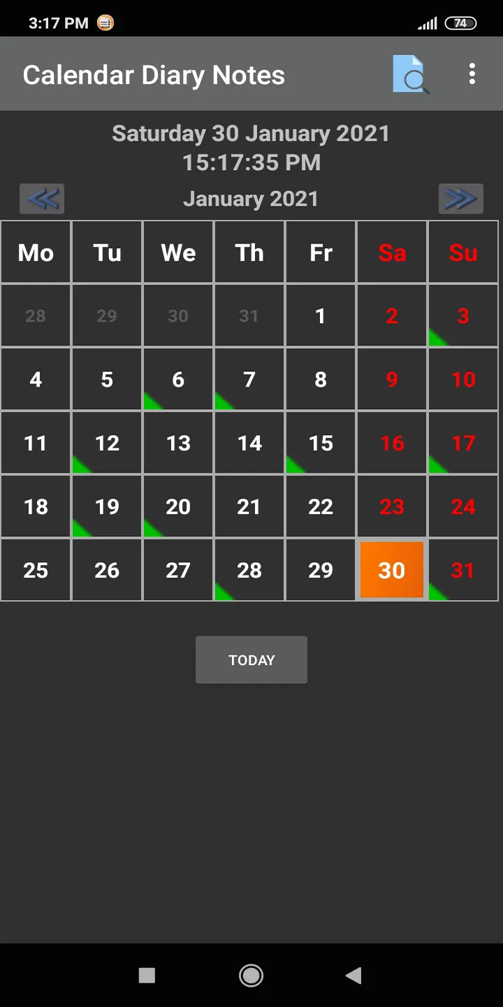 Calendar Diary Notes | Indus Appstore | Screenshot