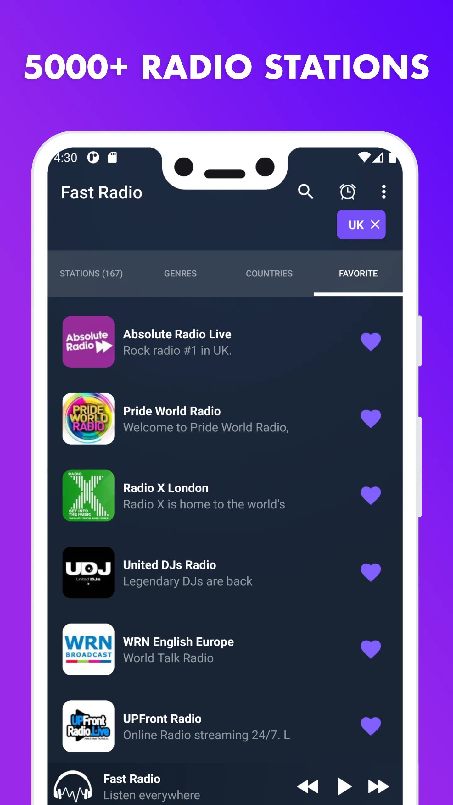 Radio player app. FM online | Indus Appstore | Screenshot