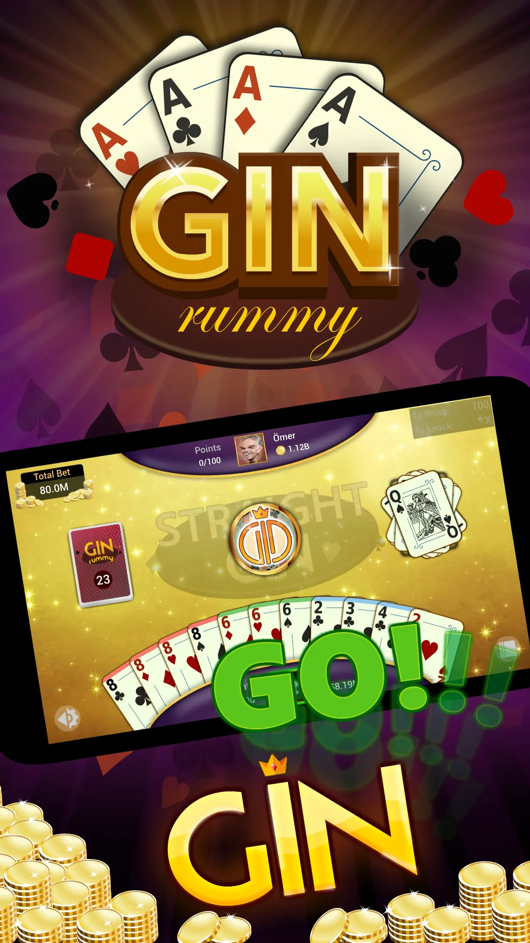 Gin Rummy - Offline Card Games | Indus Appstore | Screenshot