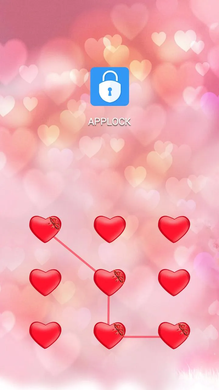 AppLock Theme Love Pink | Indus Appstore | Screenshot