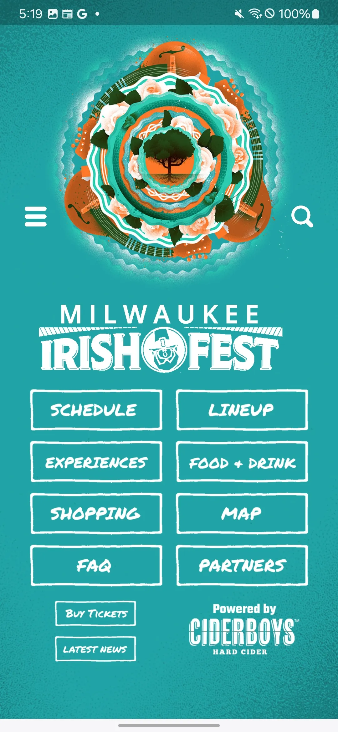 Milwaukee Irish Fest | Indus Appstore | Screenshot